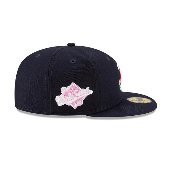 New Era Minnesota Twins 1987 World Series Side Patch Cherry Blossom Hat 7-1/4 - Picture 5 of 6